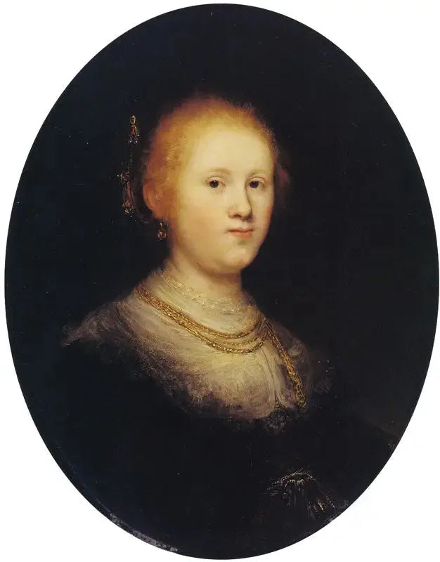 Buste d'une jeune femme - Rembrandt
