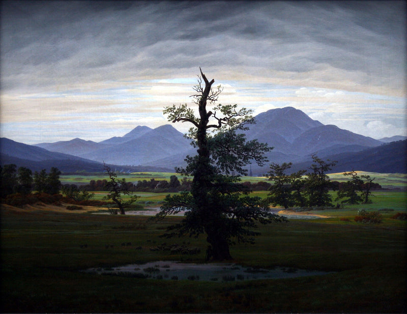 L’Arbre solitaire - Caspar David Friedrich