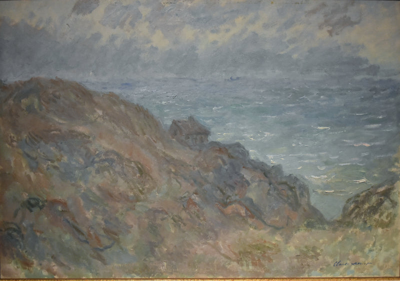 Cabane sur la falaise, Glyptotek W1427 – Claude Monet