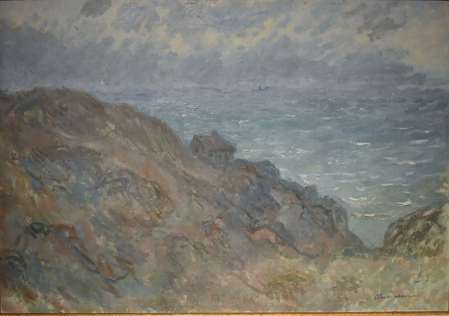 Cabane sur la falaise, Glyptotek W1427 – Claude Monet