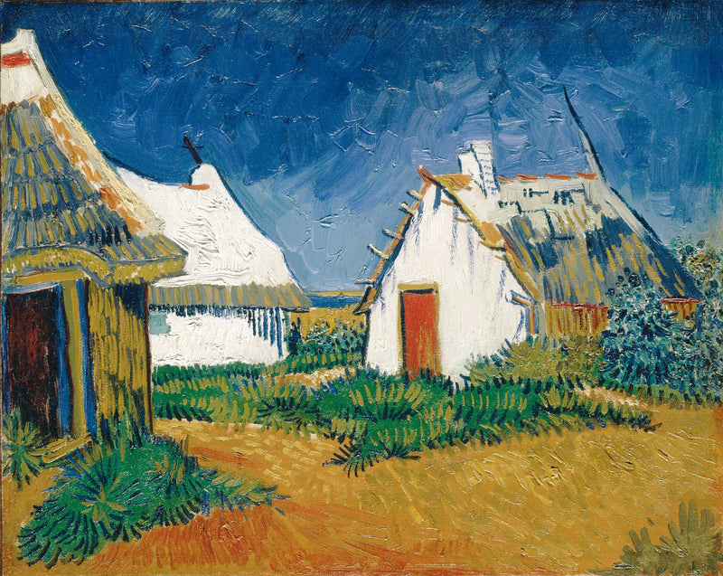 Cabanes blanches aux Saintes-Maries, F419 – Van Gogh