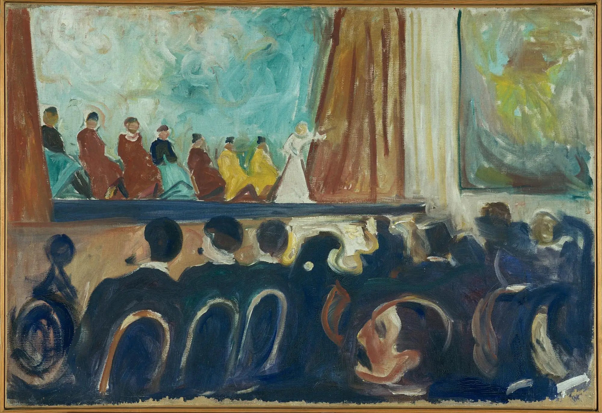 Reproduction du tableau « Cabaret - Edvard Munch » par Alpha Reproduction en peinture à l’huile