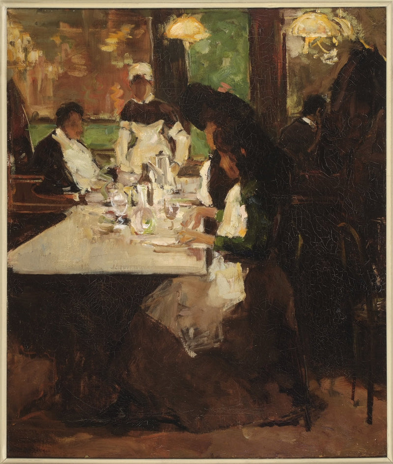 Café-interieur - Isaac Israëls