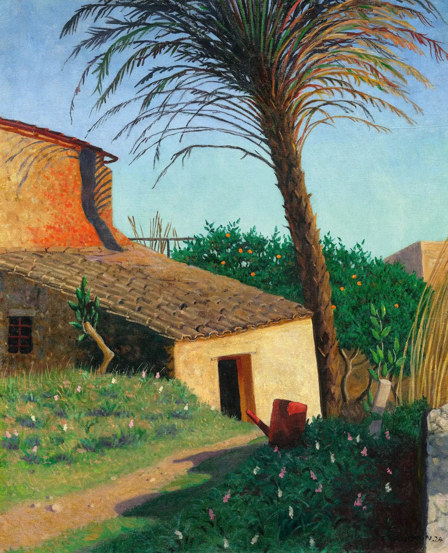 Cagnes, le palmier - Félix Vallotton