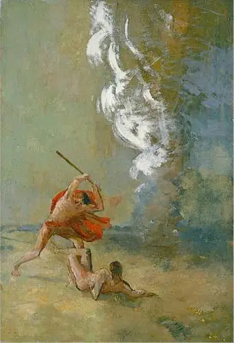 Caïn et Abel - Odilon Redon