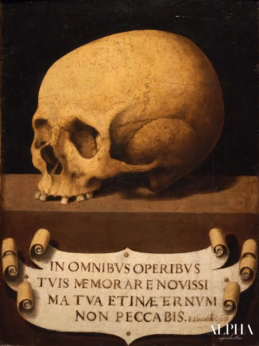 Calavéra (Memento Mori) - Vicente Juan Masip - Reproductions de tableaux et peintures haut de gamme