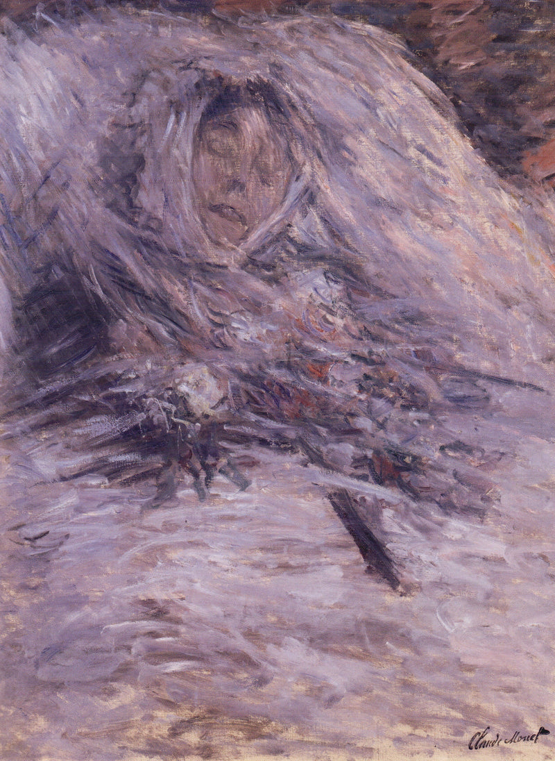 Camille sur son lit de mort W543 – Claude Monet