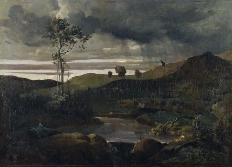 Campagne de Rome en hiver - Jean-Baptiste Camille Corot
