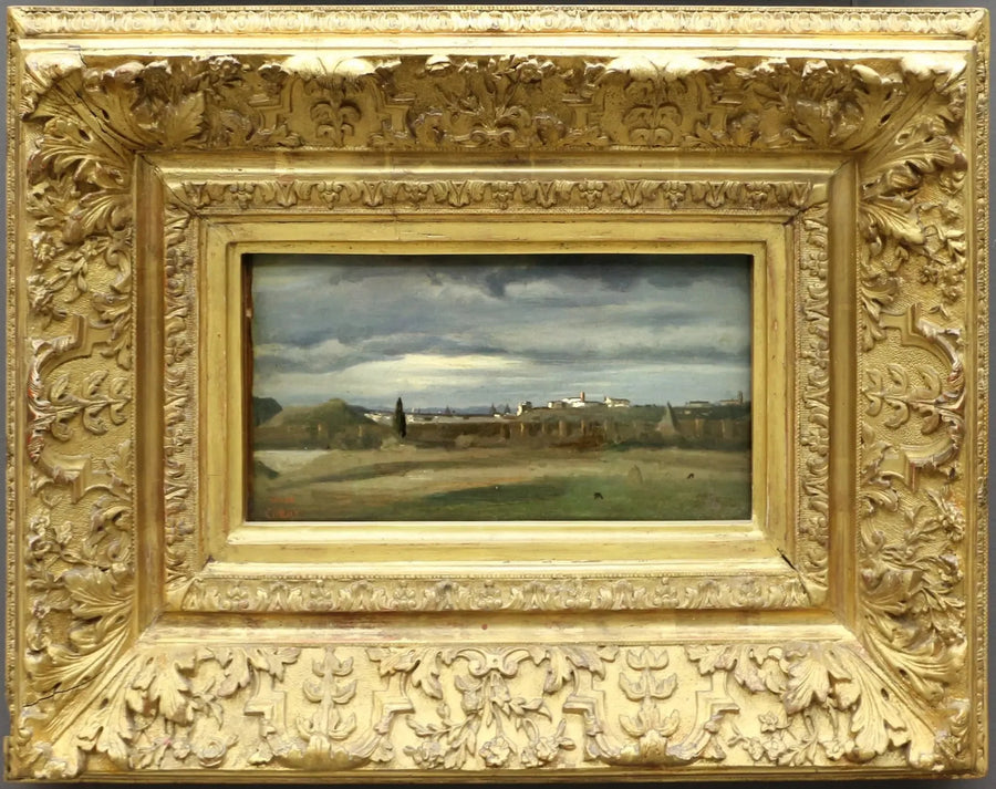 Campagne romaine. Le Monte Testaccio - Jean-Baptiste Camille Corot