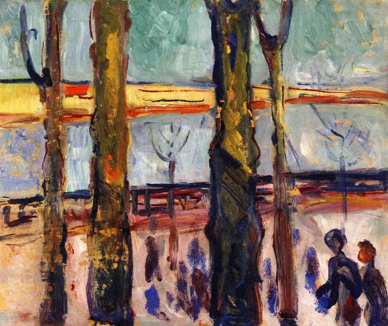 canal à Warnemünde - Edvard Munch