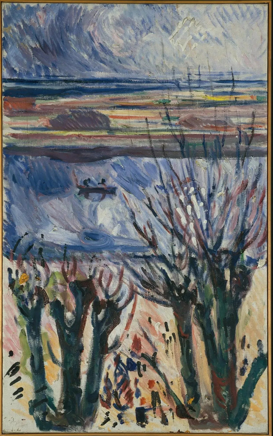 canal à Warnemünde - Edvard Munch