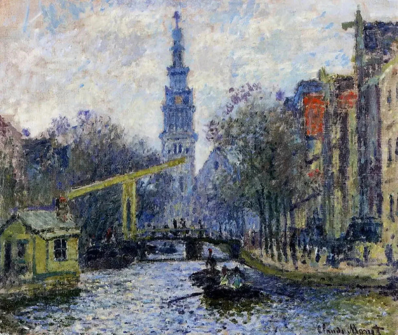 Canal à Amsterdam W308 – Claude Monet