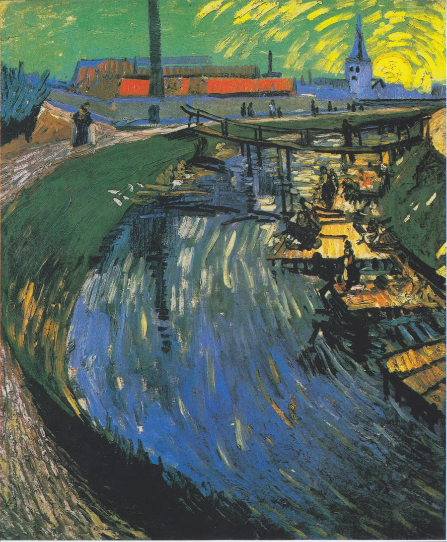 Canal avec des femmes se lavant - Vincent van Gogh
