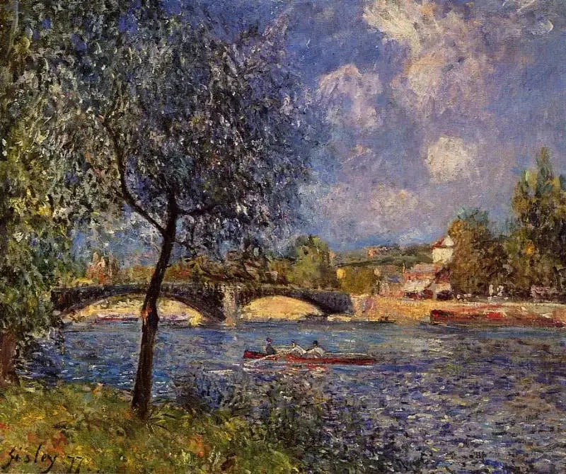 Canal de Bristol, soirée - Alfred Sisley