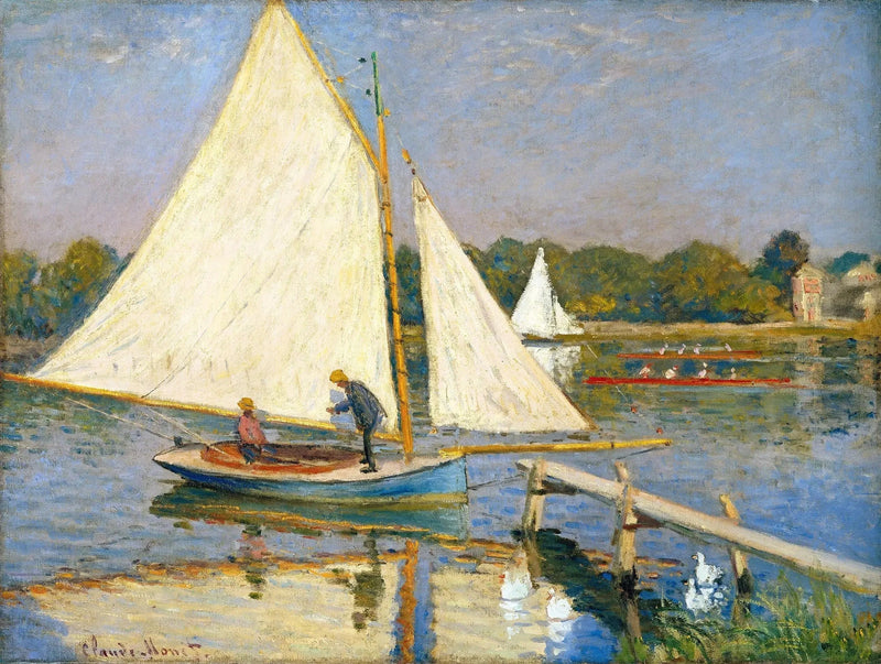 Canotiers à Argenteuil W324 – Claude Monet