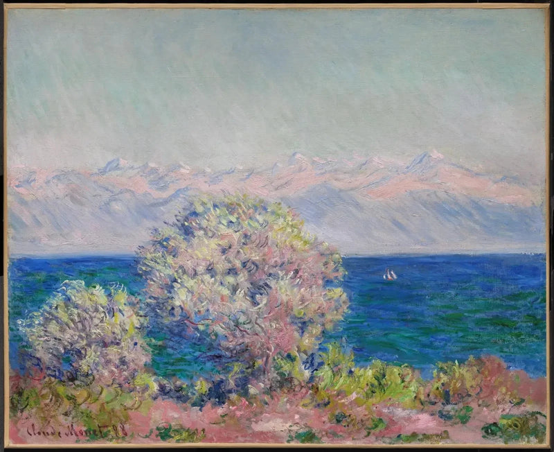 Au Cap d’Antibes, par vent de mistral W1176 – Claude Monet