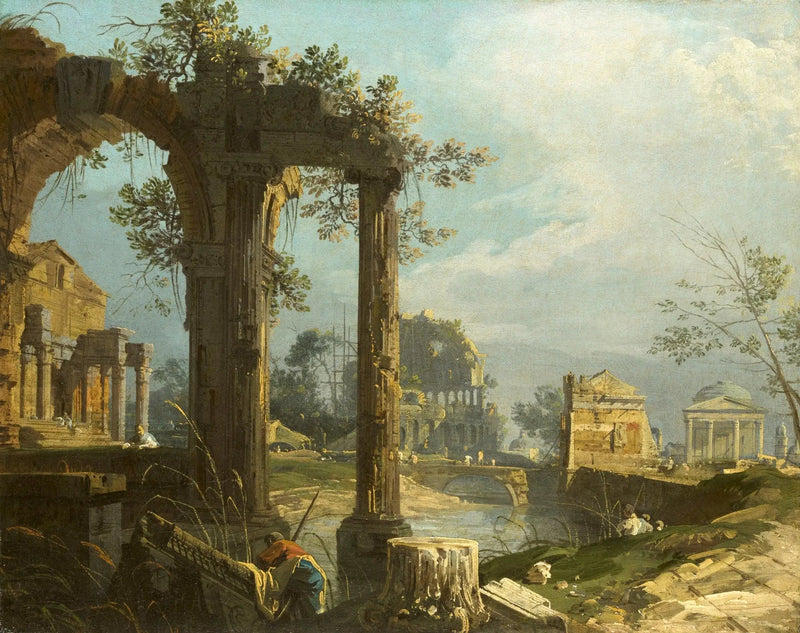Capriccio avec ruines - Canaletto