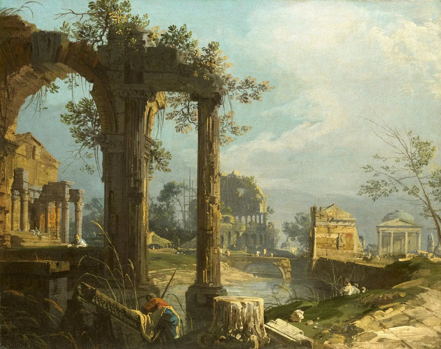 Capriccio avec ruines - Canaletto