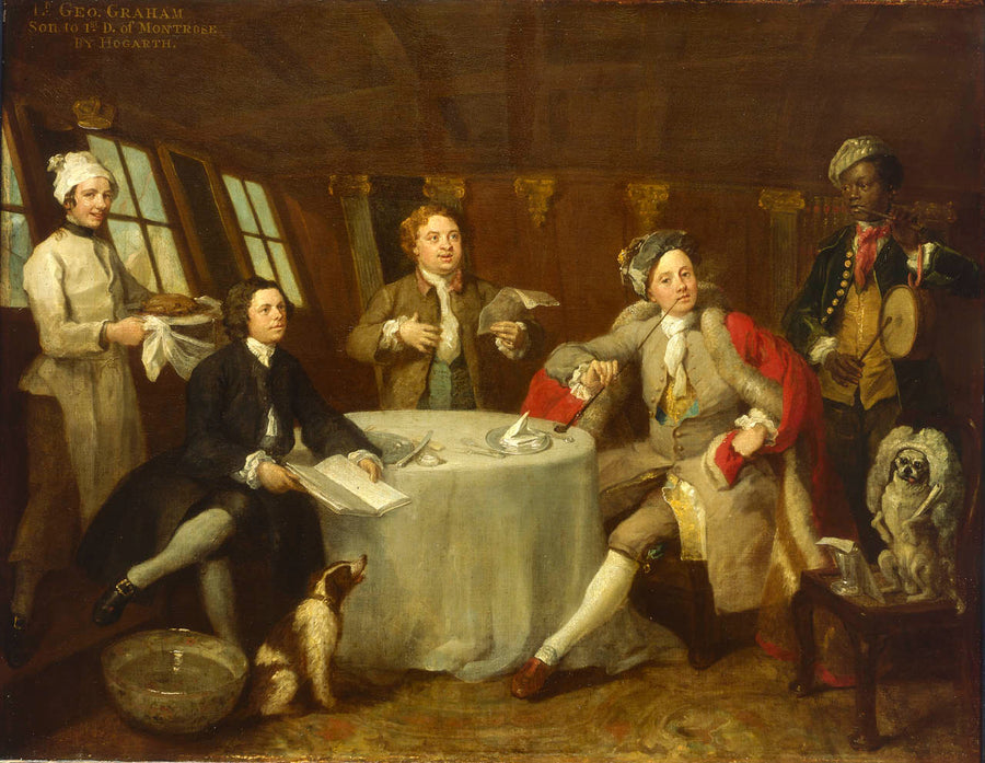Captain Lord George Graham in His Cabin - William Hogarth