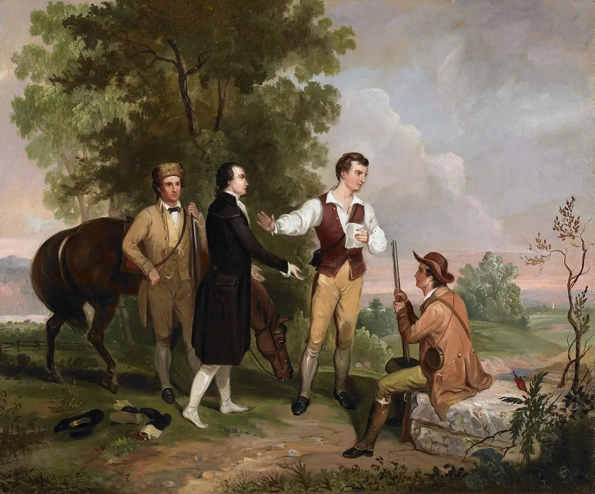 Capture du major André - Asher Brown Durand image 1 reproduction de peinture à l’huile