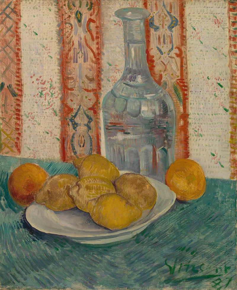 Carafe et plat aux agrumes - Vincent van Gogh