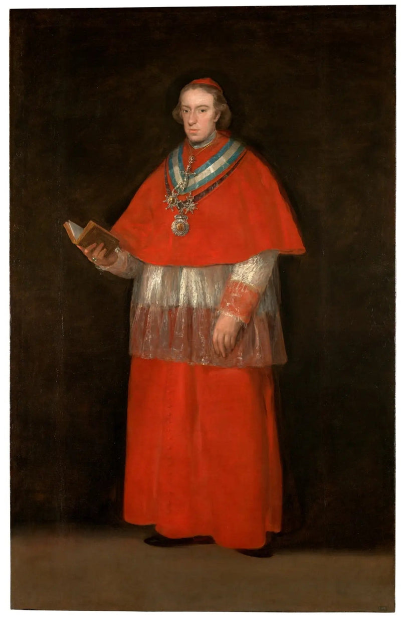 Cardinal Luis María de Borbón et Vallabriga - Francisco de Goya