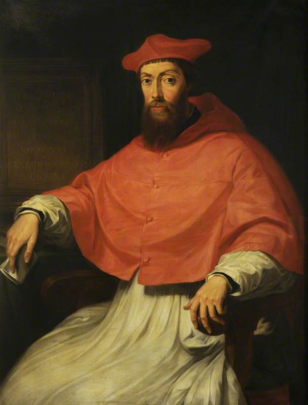 Cardinal Reginald Pole (1500–1558), roturier (vers 1511–1516) - Sebastiano del Piombo image 1 tableau peint à l’huile sur toile