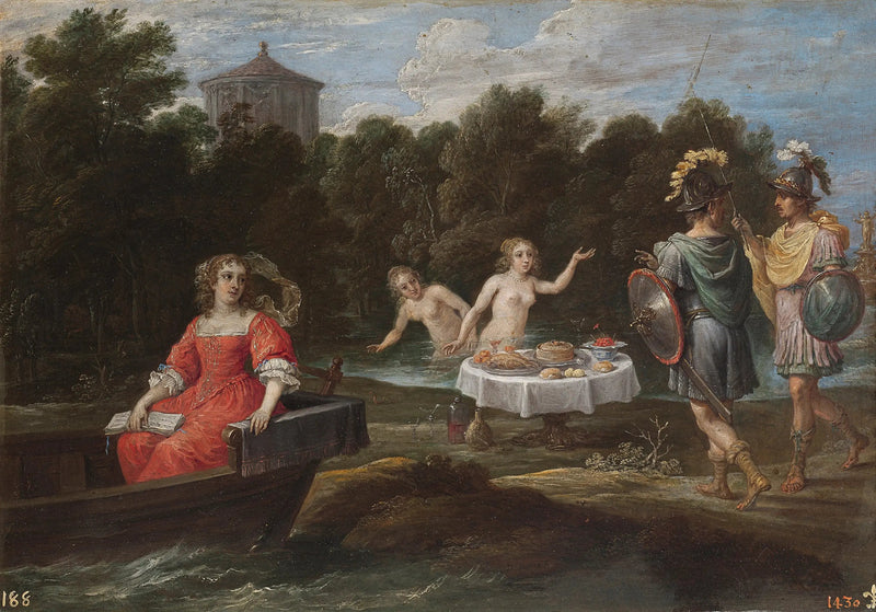 Carlos and Ubaldo in the Lucky Islands - David Teniers le Jeune