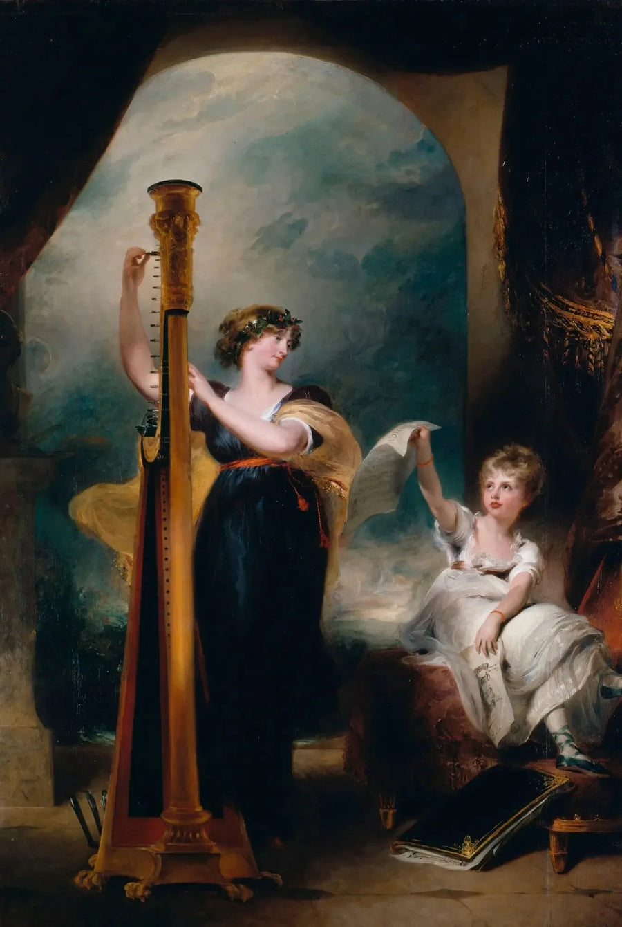 Caroline, princesse de Galles, et la princesse Charlotte - Thomas Lawrence