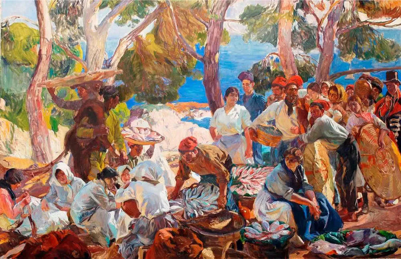 Catalogne. Le poisson - Joaquín Sorolla