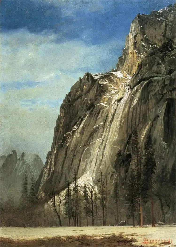 Cathedral Rocks, une vue sur Yosemite - Albert Bierstadt