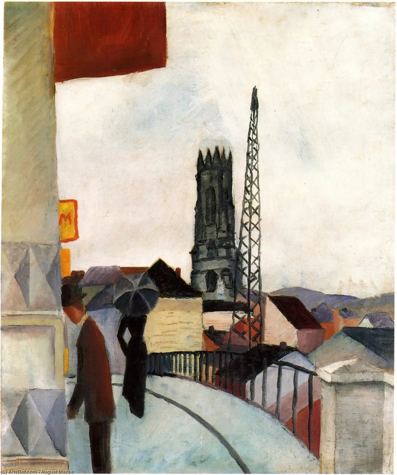 Cathédrale de Fribourg en Suisse - August Macke