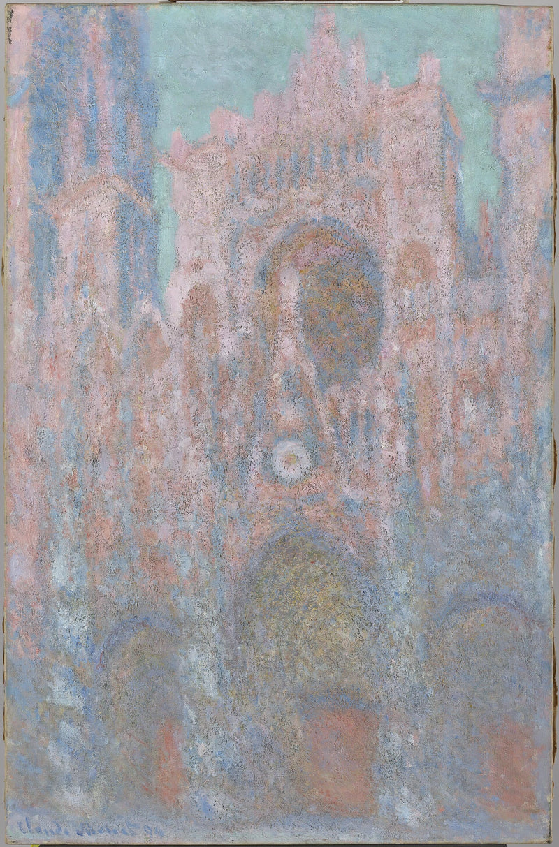 Cathédrale de Rouen, soleil couchant W1323 – Claude Monet