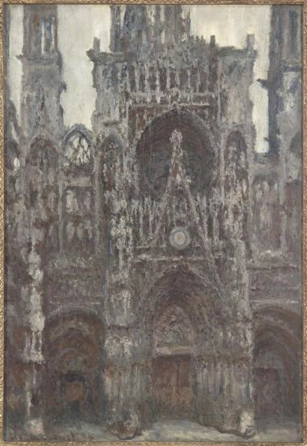 Cathédrale de Rouen, Harmonie brune W1319 – Claude Monet