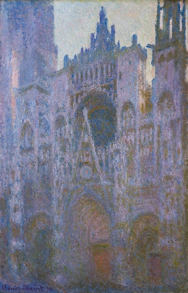 Cathédrale de Rouen le matin, dominante rose W1353 – Claude Monet