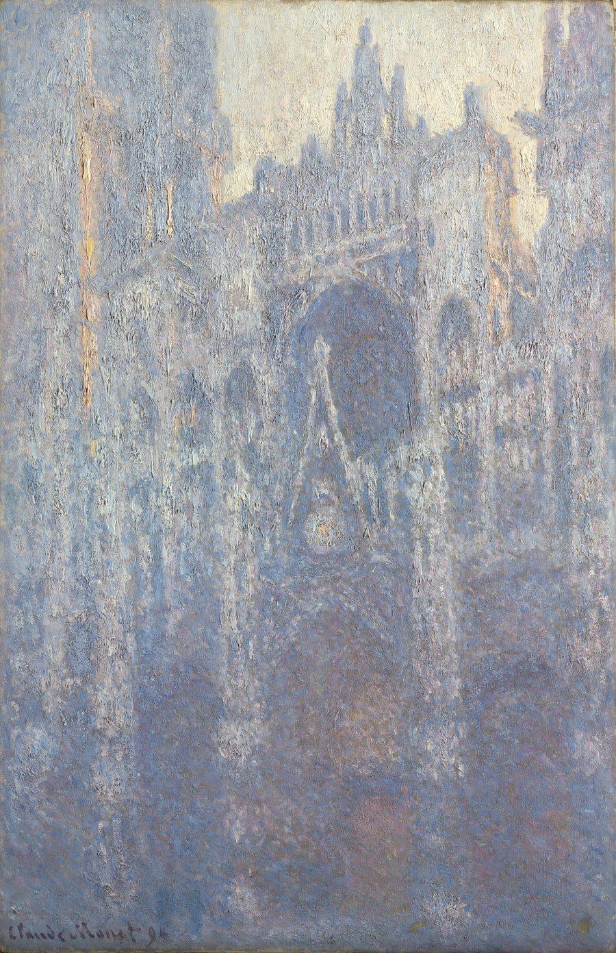 Le Portail de la cathédrale de Rouen, effet du matin W1354 – Claude Monet