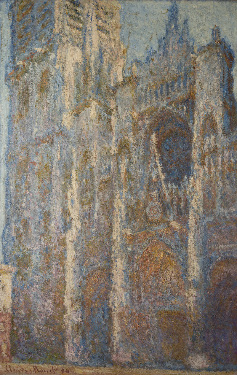 La Cathédrale de Rouen, le portail et la tour d’Albane, midi W1350 – Claude Monet
