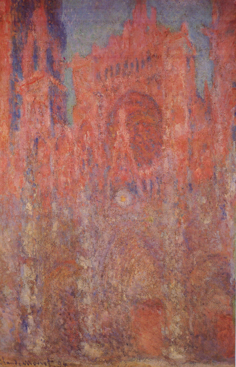 Cathédrale de Rouen, le portail W1328 – Claude Monet