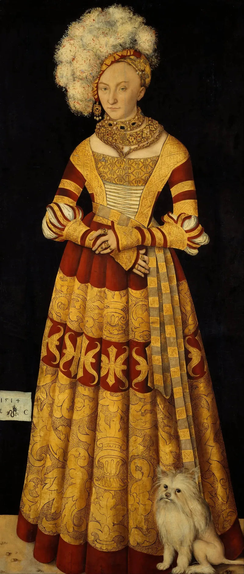 Catherine de Mecklembourg (1487-1561) - Lucas Cranach the Elder
