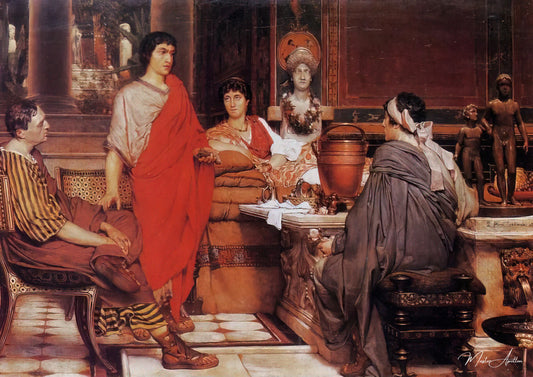 Catulle chez Lesbia - Lawrence Alma-Tadema Reproductions de tableaux à la peinture à l’huile