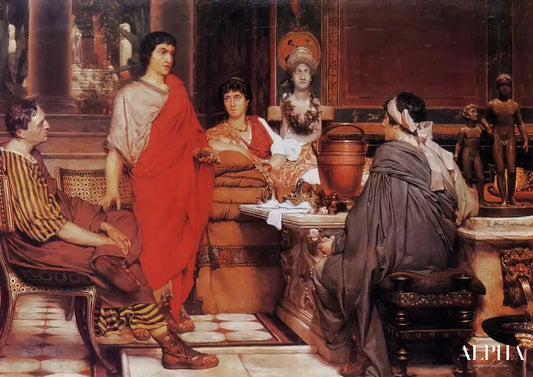 Catulle chez Lesbia - Lawrence Alma-Tadema Reproductions de tableaux à la peinture à l’huile