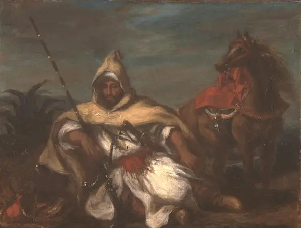 Cavalier de la garde du sultan du Maroc - Eugène Delacroix