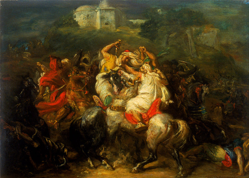 Cavaliers arabes au combat - Théodore Chassériau