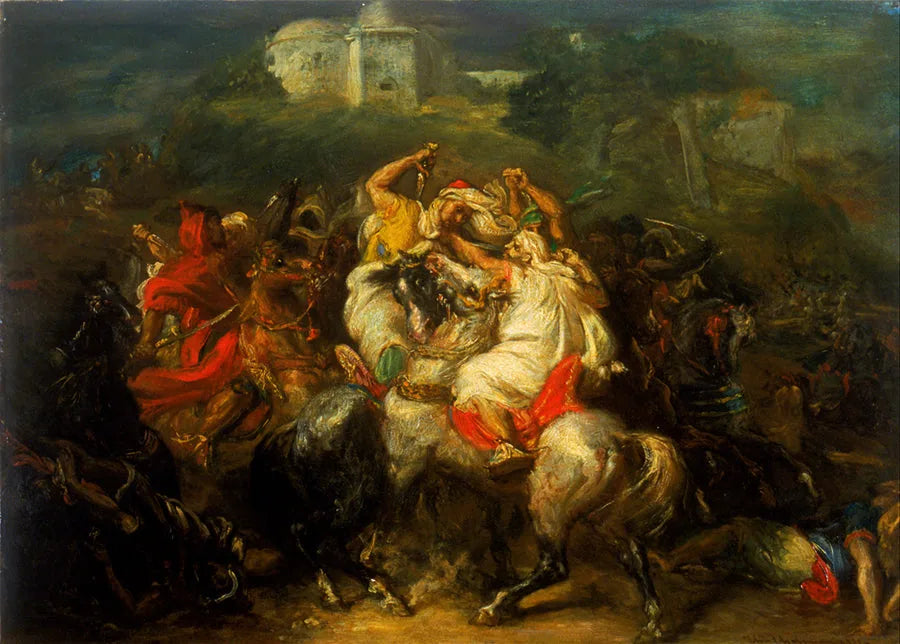 Cavaliers arabes au combat - Théodore Chassériau