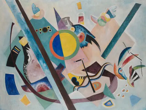 Cercle multicolore - Vassily Kandinsky image 1 copie peinte à la main à l’huile