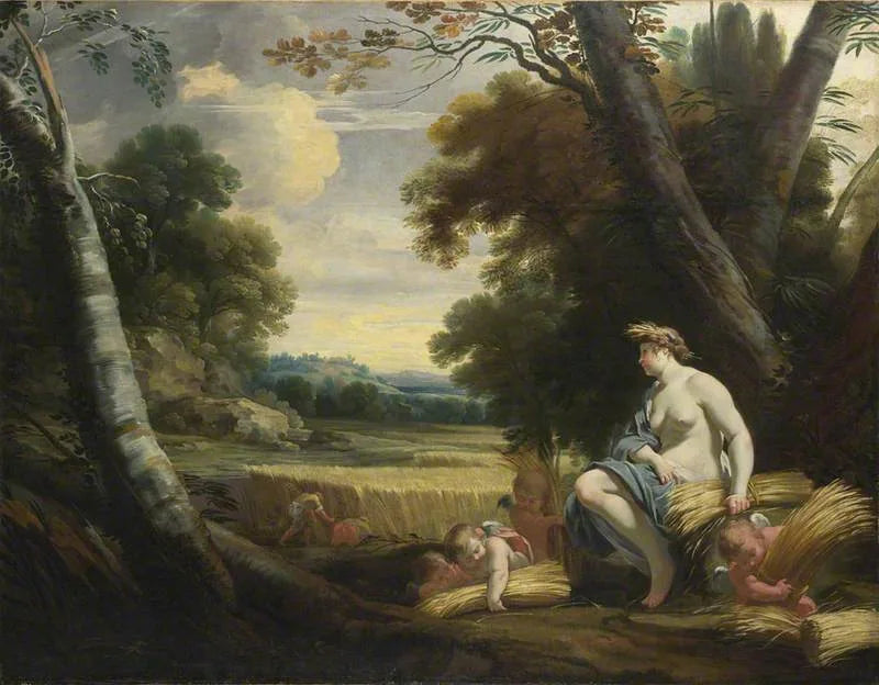 Cérès et des cupidons moissonnant - Simon Vouet