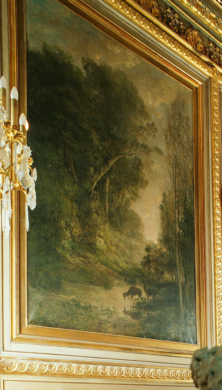 Les Cerfs - Charles-François Daubigny