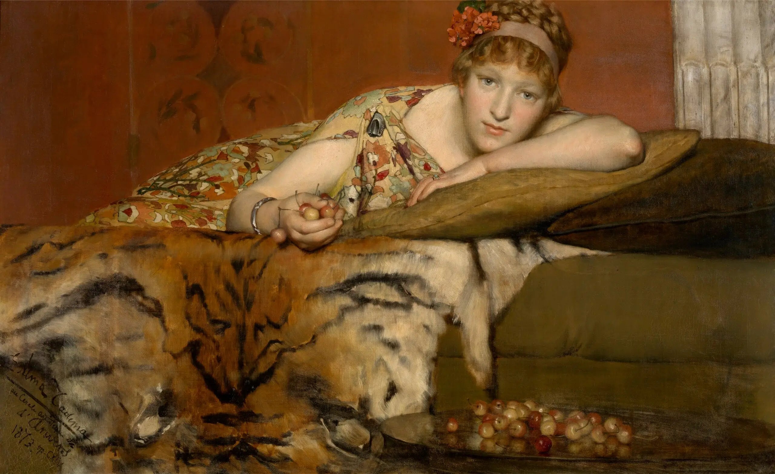 Cerises - Lawrence Alma-Tadema - Alpha Reproduction