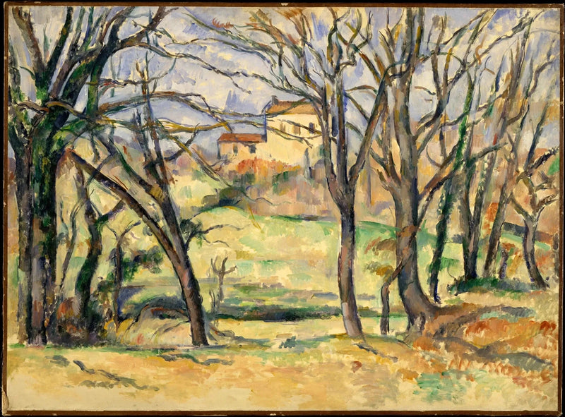 Arbres et maisons (La Durane), vers 1885 – Paul Cézanne