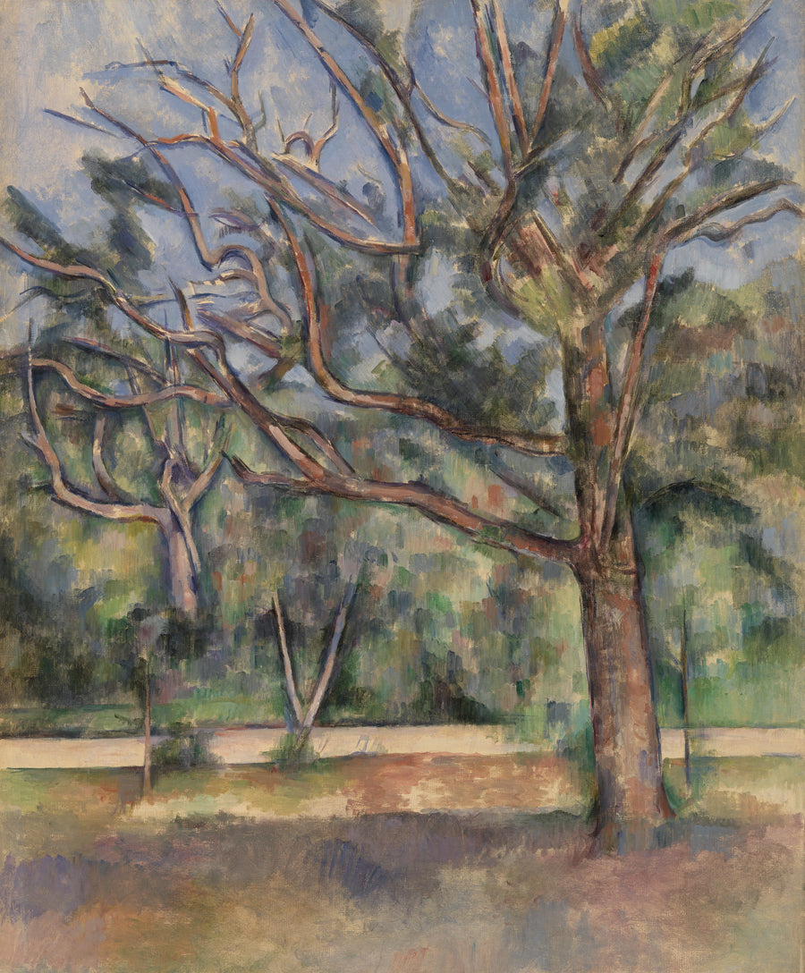 Arbres et route, vers 1890 – Paul Cézanne